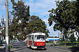Tatra-T3A #3059 27-го маршрута на улице Молочной напротив улицы Кремлевской