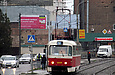 Tatra-T3A #3059 28-го маршрута на площади Бугримовой возле Гимназической набережной