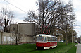 Tatra-T3A #3059 8-го маршрута на Салтовском шоссе в районе Белостокского переулка