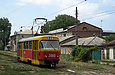 Tatra-T3SU #3060 27-го маршрута в начале улицы Академика Павлова