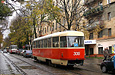 Tatra-T3SU #3061 7-го маршрута на улице Пушкинской в районе остановки "Площадь Поэзии"