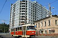 Tatra-T3SU #3061 7-го маршрута на улице Грековской