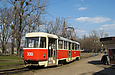 Tatra-T3SU #3061 12-го маршрута на конечной станции "Новожаново"