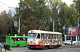 Tatra-T3SU #3061 12-го маршрута поворачивает с улицы Сумской на улицу Мироносицкую