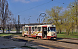 Tatra-T3SU #3061 20-го маршрута на конечной станции "Проспект Победы"