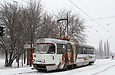 Tatra-T3SU #3061 20-го маршрута на улице Клочковской в районе Сосновой Горки