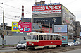 Tatra-T3SU #3061 20-го маршрута на улице Красноармейской возле перекрестка с улицей Котлова