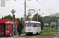 Tatra-T3SU #3061 20-го маршрута на улице Клочковской возле перекрестка с улицей Павловской
