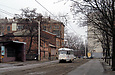 Tatra-T3SU #3061 20-го маршрута на улице Котлова в районе Резниковского переулка