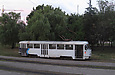Tatra-T3SU #3061 20-го маршрута на кольце конечной станции "Проспект Победы"