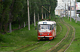 Tatra-T3SU #3061 20-го маршрута на улице Клочковской в районе переулка Отакара Яроша