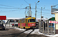 Tatra-T3SU #3062 27-го маршрута на улице Героев Труда возле одноименной станции метро