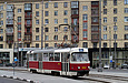 Tatra-T3SUCS #3062 6-го маршрута поворачивает с Павловской площади на Сергиевскую площадь