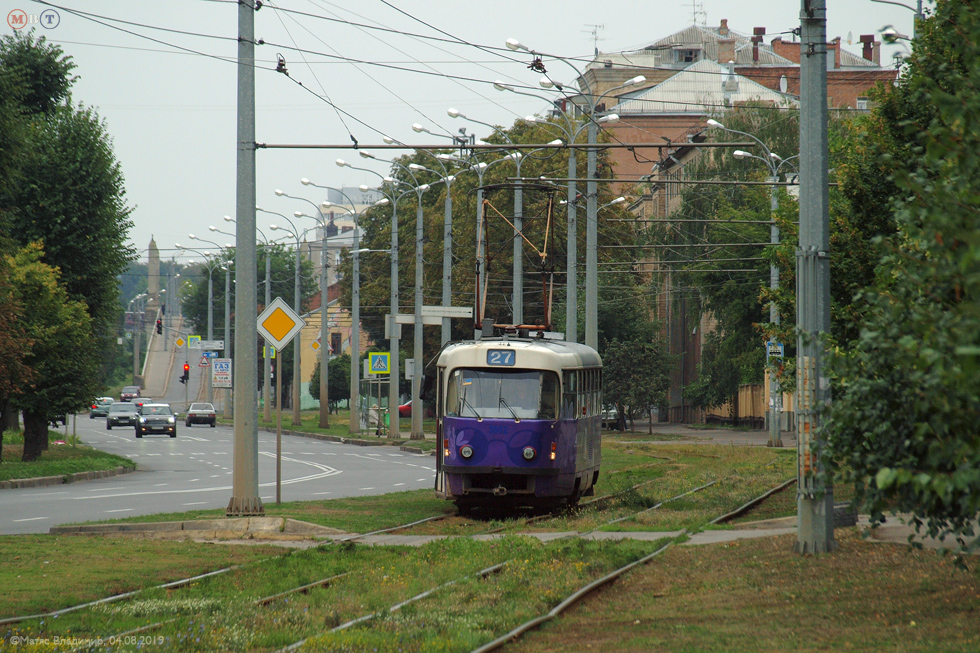 Tatra-T3SUCS #3062 27-го маршрута на улице Плехановской