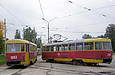 Tatra-T3SU #3063 20-го маршрута и #278 на перекрестке улицы Клочковской и проспекта Победы