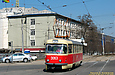 Tatra-T3SU #3063 20-го маршрута на перекрестке улицы Клочковской и спуска Пассионарии