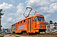 Tatra-T3SU #3063 20-го маршрута на улице Клочковской в районе улицы Ивановской