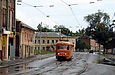 Tatra-T3SU #3063 маршрута 27-Б на улице Грековской в районе улицы Урицкого