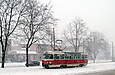 Tatra-T3SU #3063 27-го маршрута на Московском проспекте возле площади Восстания