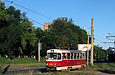 Tatra-T3SU #3063 20-го маршрута на улице Клочковской в районе улицы Монтажной