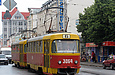 Tatra-T3SU #3064-3065 6-го маршрута в начале улицы Полтавский шлях