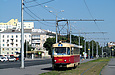 Tatra-T3SU #3064 8-го маршрута на улице Плехановской возле станции метро "Спортивная"