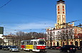 Tatra-T3SUCS #3064 6-го маршрута на площади Героев Чернобыля