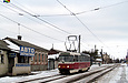Tatra-T3SUCS #3064 6-го маршрута на улице Академика Павлова в районе Конюшенного переулка