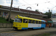 Tatra-T3SU #3066 20-го маршрута на конечной станции "Южный вокзал"