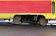 Ложная тележка под заклинившей колесной парой вагона Tatra-T3SU #3066