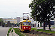 Tatra-T3SU #3066 6-го маршрута на Московском проспекте за перекрестком с площадью Восстания