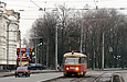 Tatra-T3SU #3066 6-го маршрута на Московском проспекте возле улицы Леси Украинки