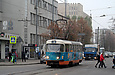 Tatra-T3SUCS #3066 1-го маршрута на улице Котляра возле Привокзальной площади