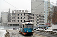 Tatra-T3SUCS #3066 12-го маршрута в Лосевском переулке в районе Борзого переулка