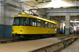 Tatra-T3SU #3067 в производственном корпусе Октябрьского трамвайного депо