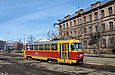 Tatra-T3SU #3067 20-го маршрута на улице Котлова в районе улицы Красноармейской