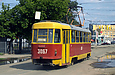 Tatra-T3SU #3067 12-го маршрута в Лосевском переулке