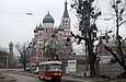 Tatra-T3SU #3067 7-го маршрута в Рыбасовском переулке возле Нетеченского бульвара