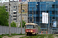 Tatra-T3SU #3067 20-го маршрута на улице Клочковской в районе улицы Ивановской
