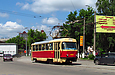Tatra-T3SU #3067 7-го машрута на улице Конева возле переулка Симферопольского