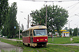 Tatra-T3SU #3067 7-го маршрута на улице Клочковской в районе Очаковского переулка