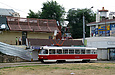 Tatra-T3SUCS #3067 7-го маршрута отправился от конечной "Южный вокзал"