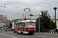 Tatra-T3SUCS #3067 5-го маршрута на Московском проспекте следует по Харьковскому мосту