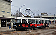 Tatra-T3SU #3068 6-го маршрута отправился от конечной станции "602-й микрорайон"