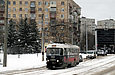 Tatra-T3SU #3068 6-го маршрута на улице Академика Павлова в районе Московского проспекта
