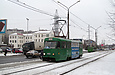 Tatra-T3SU #3068 8-го маршрута на улице Плехановской возле станции метро "Завод им. Малышева"