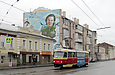 Tatra-T3SU #3068 6-го маршрута на Московском проспекте возле площади Героев Небесной сотни