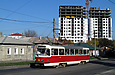 Tatra-T3SUCS #3068 29-го маршрута на улице Гольдберговской в районе Финьковского переулка
