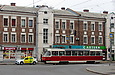 Tatra-T3SUCS #3068 27-го маршрута на улице Молочной на перекрестке с улицей Плехановской