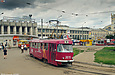 Tatra-T3SU #3070 6-го маршрута на конечной станции "Южный вокзал"